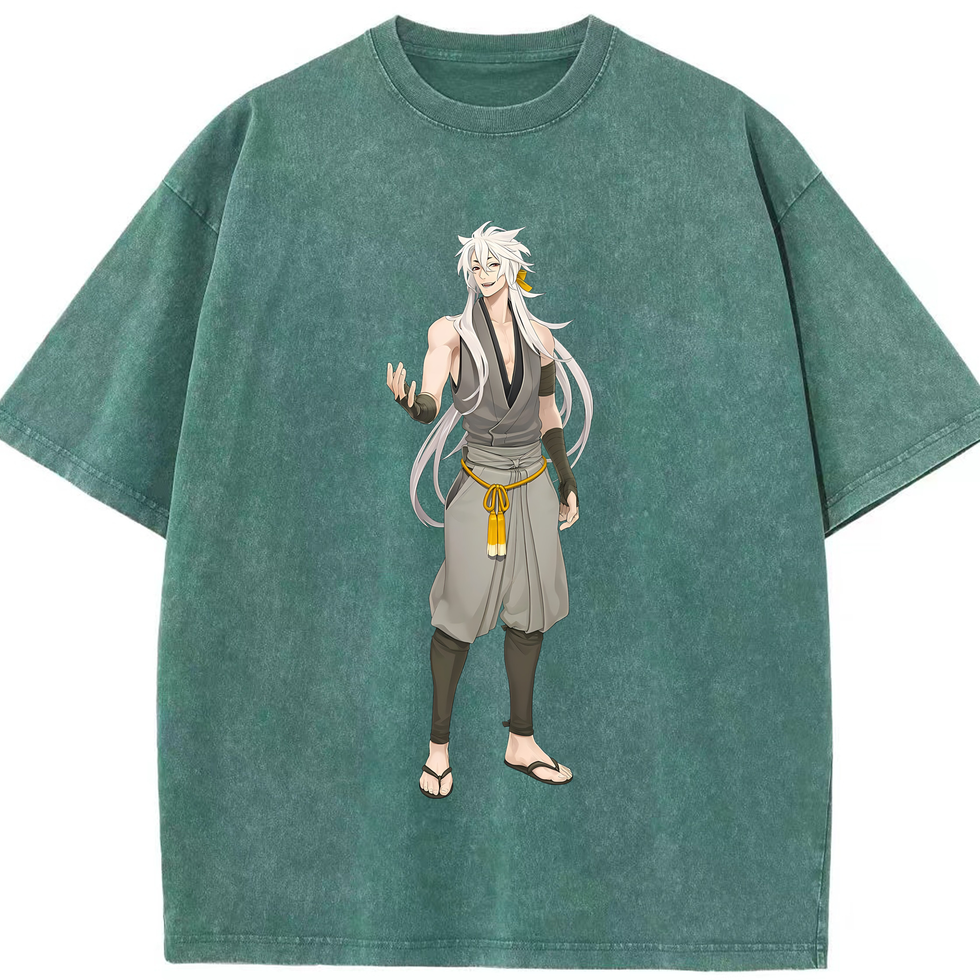 （画像用） 刀剣乱舞 Touken Ranbu 綿100% ヴィンテージ風 半袖Tシャツ（フロントプリント）